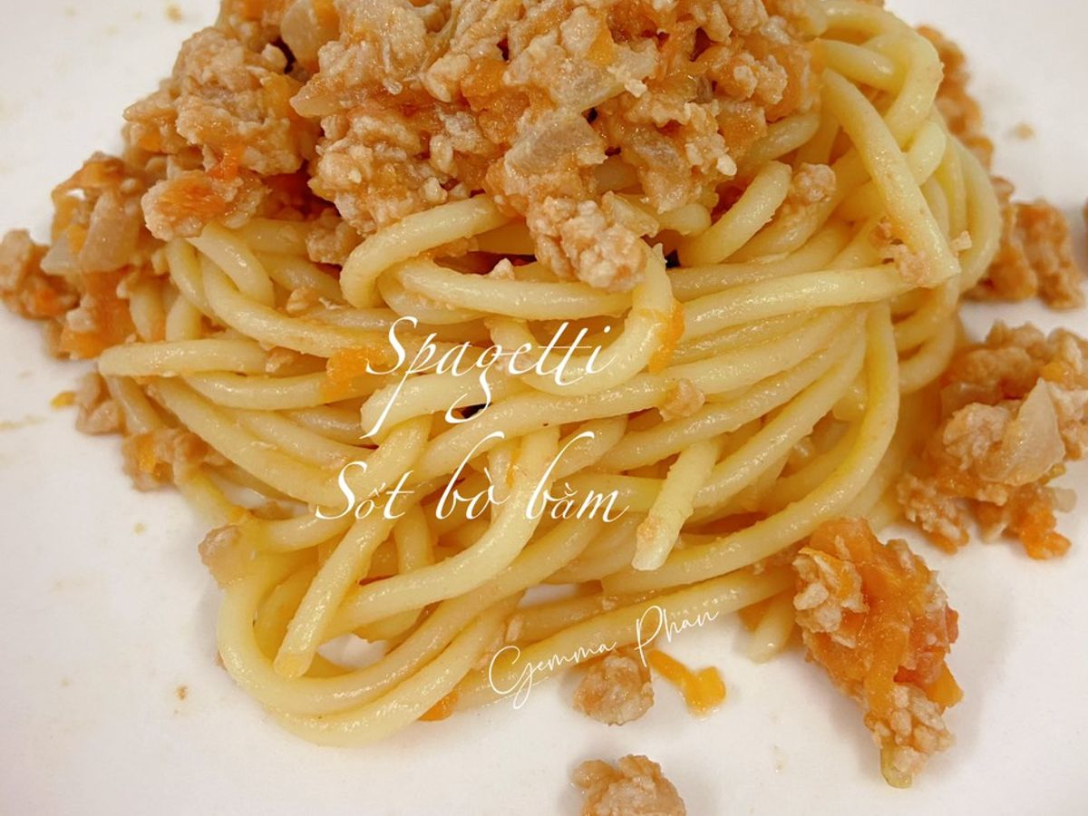 Spaghetti (mỳ ý) sốt bò bằm