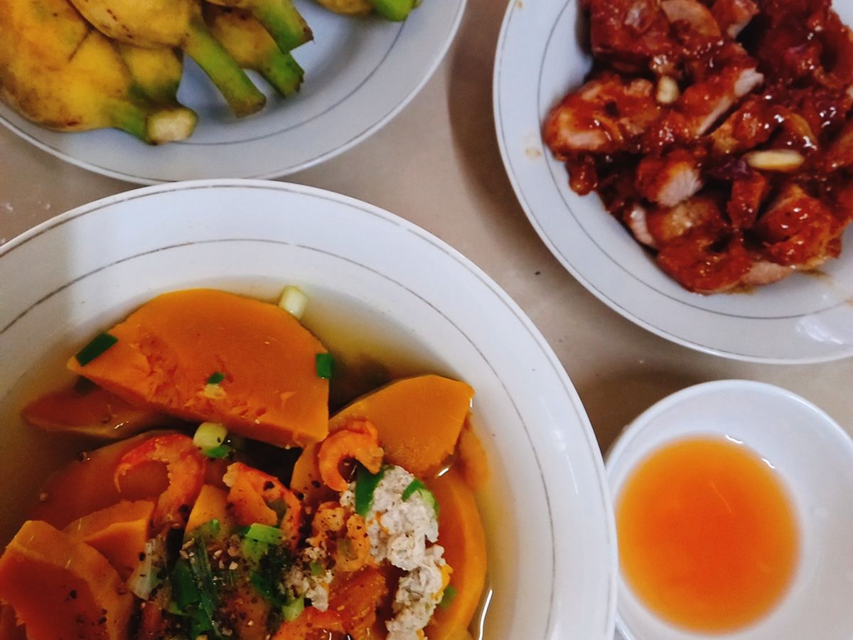 Mâm cơm mẹ nấu