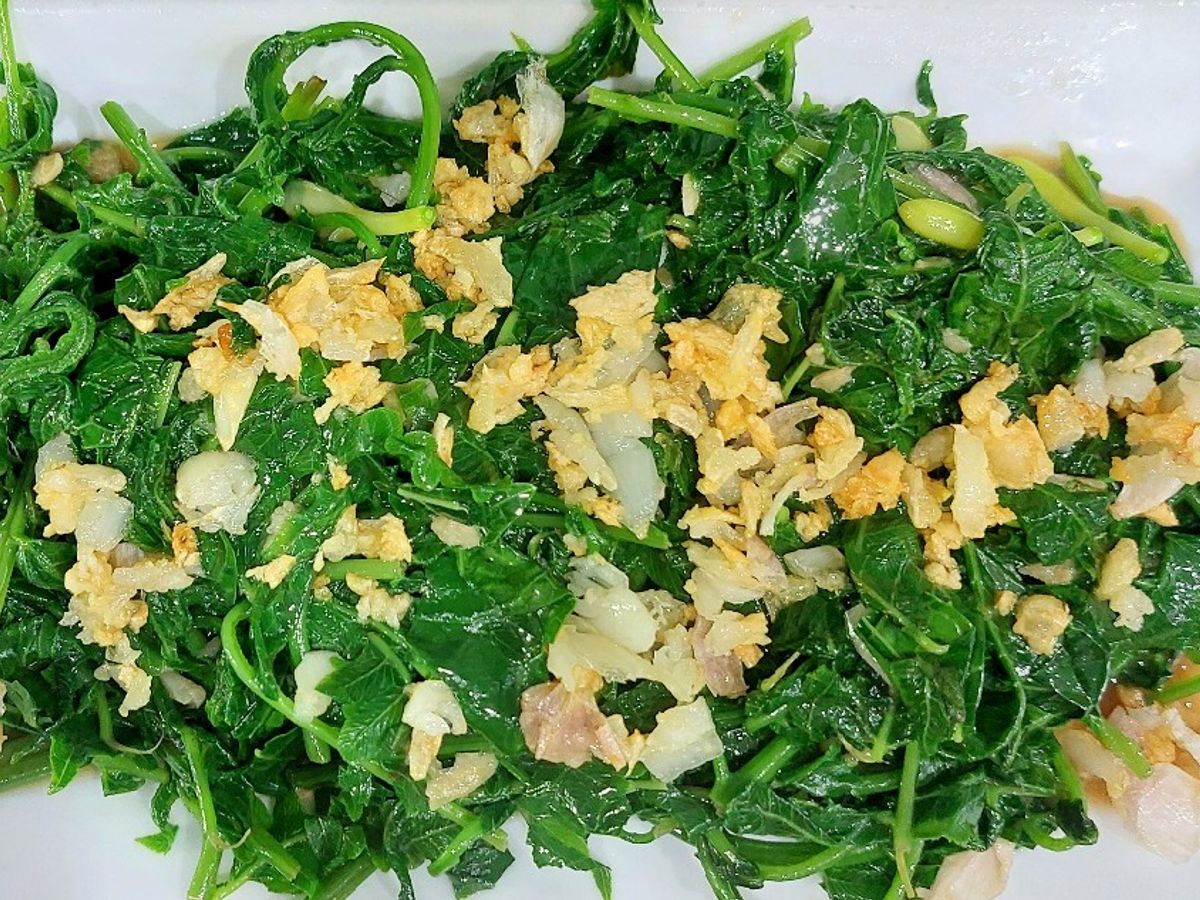 Rau dớn xào tỏi