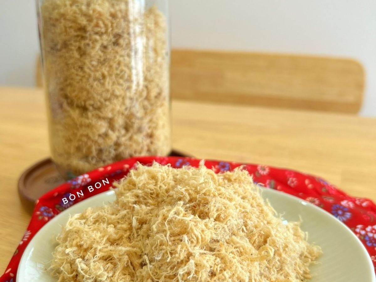 Chà Bông Heo (Ruốc) Bằng Máy Làm Mochi