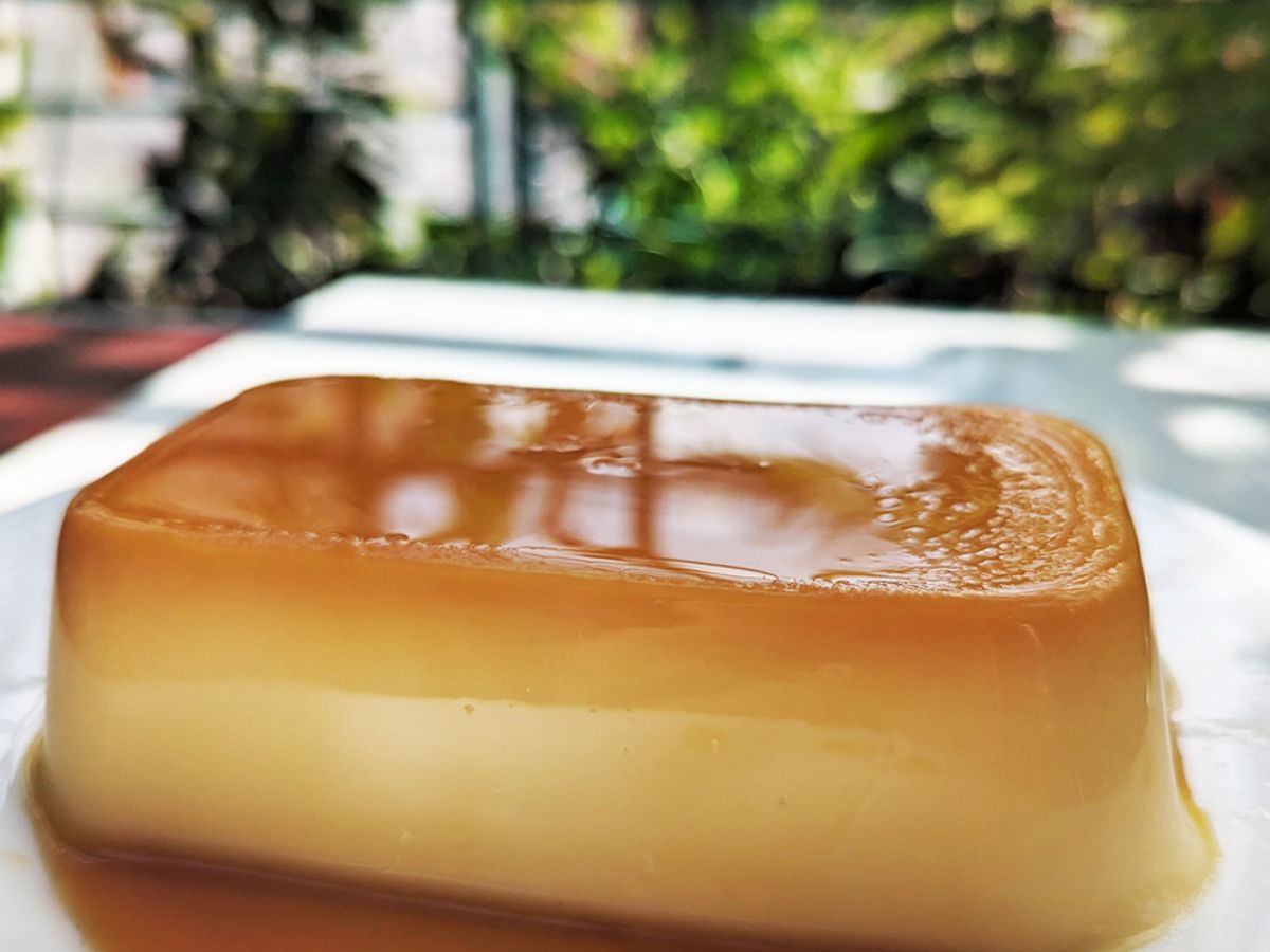 Rau câu flan nhà mình ai cũng mê
