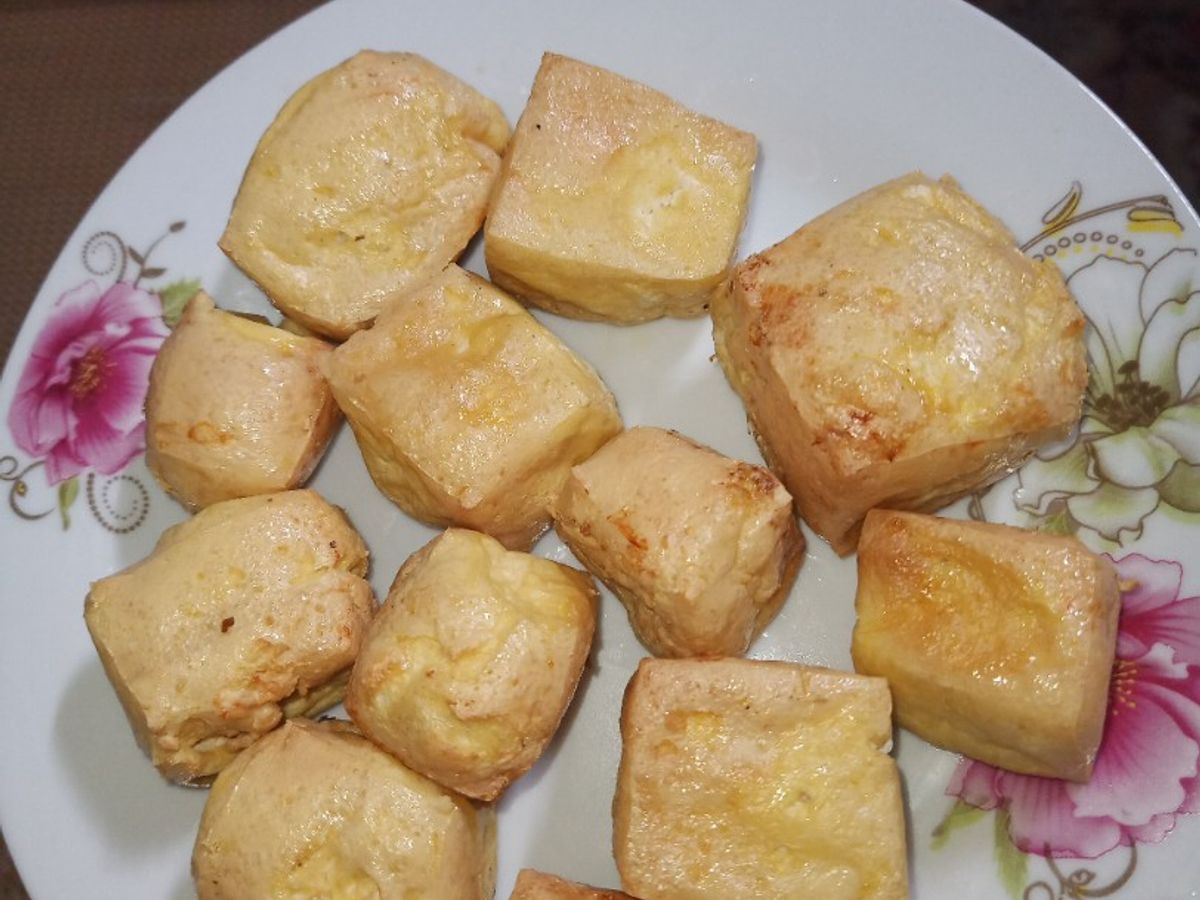 Đậu phụ chiên bằng nckd