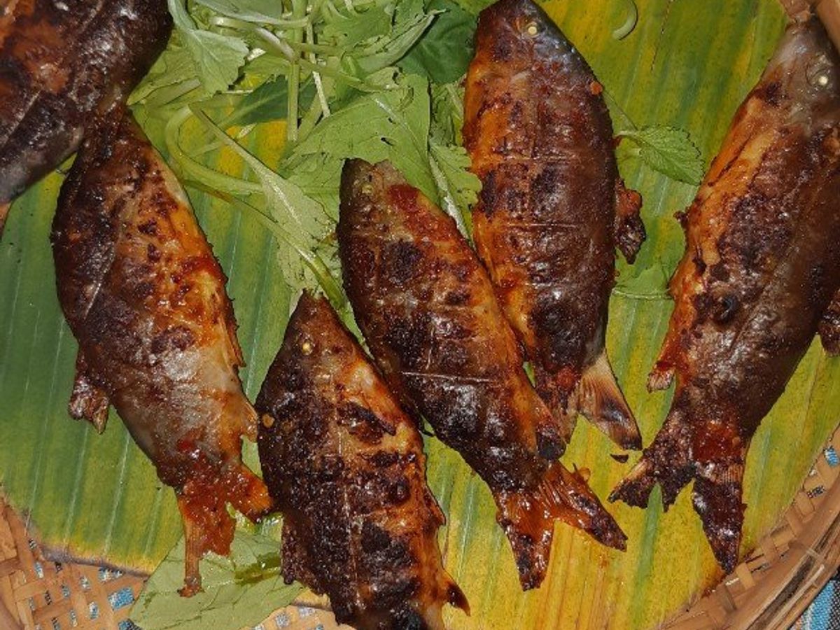 Cá heo nướng muối ớt