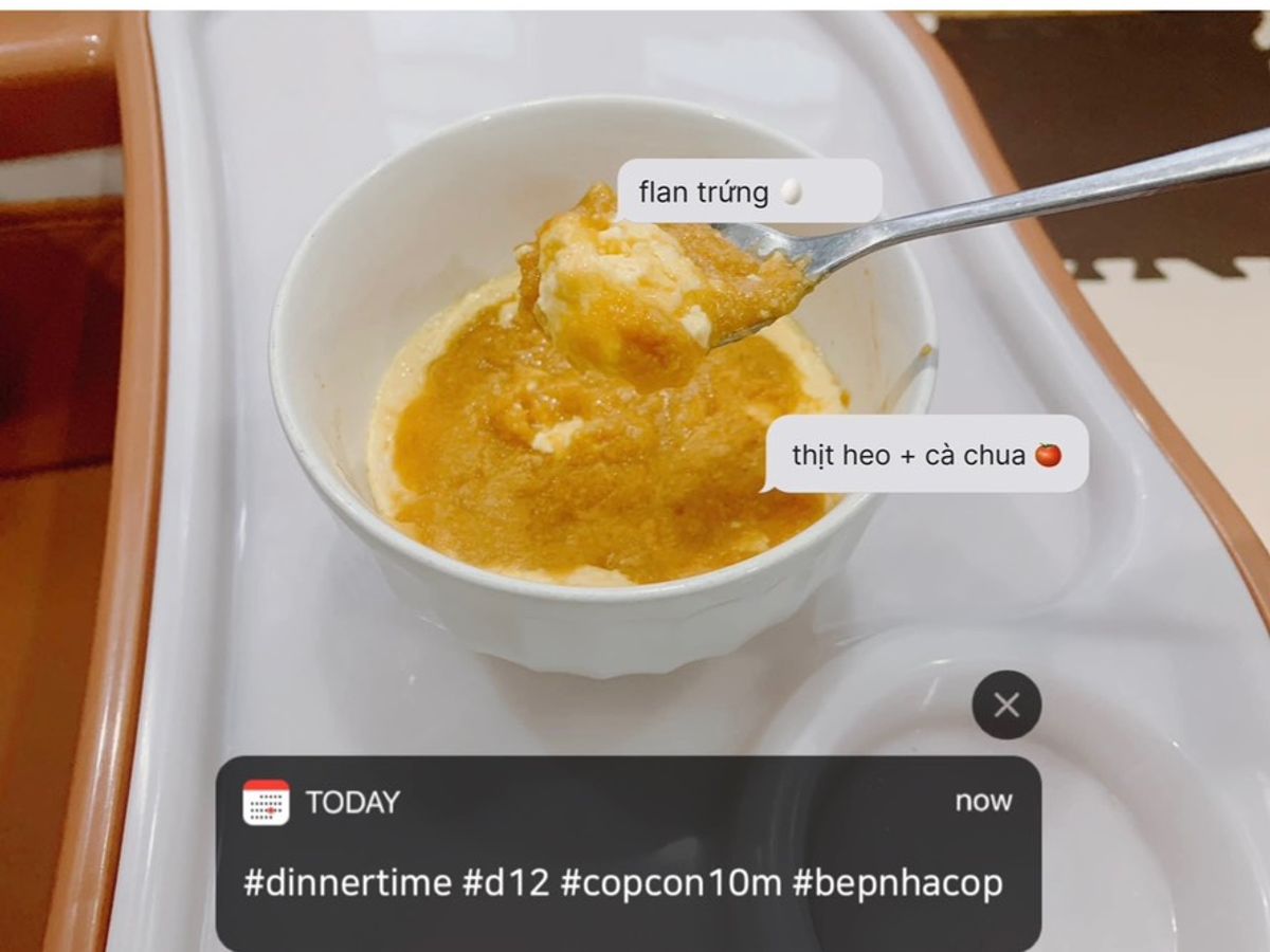 Flan trứng sốt cà chua 🍅 thịt heo