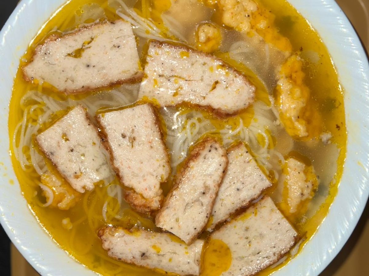 Bún suông tôm