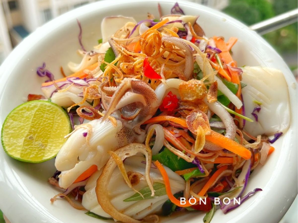 Gỏi Mực Hoa Chuối