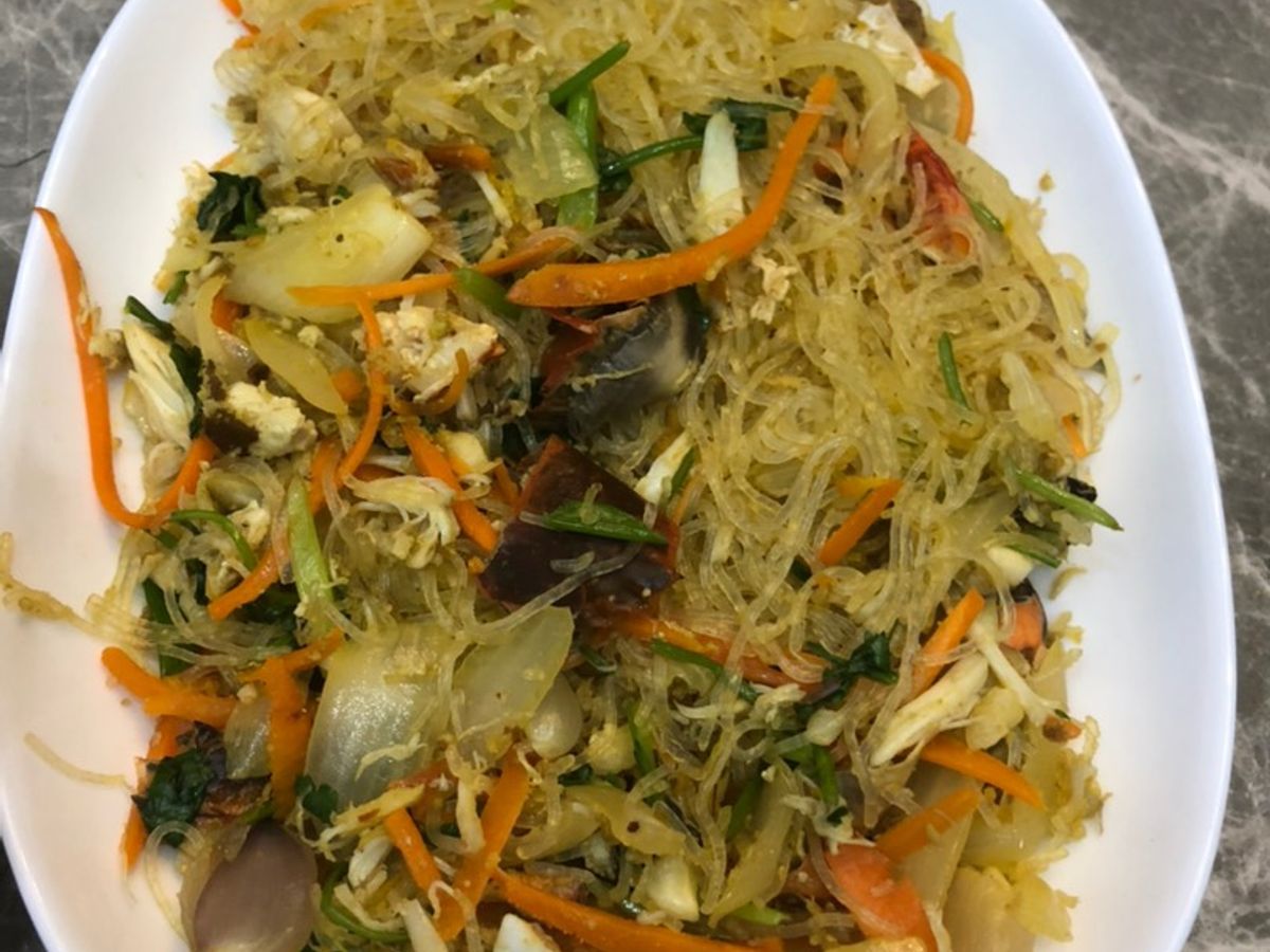 Miến xào cua