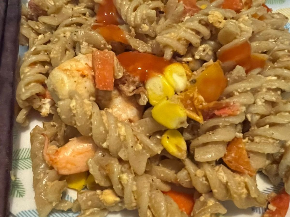 Mì gạo lức Xào rau củ healthy