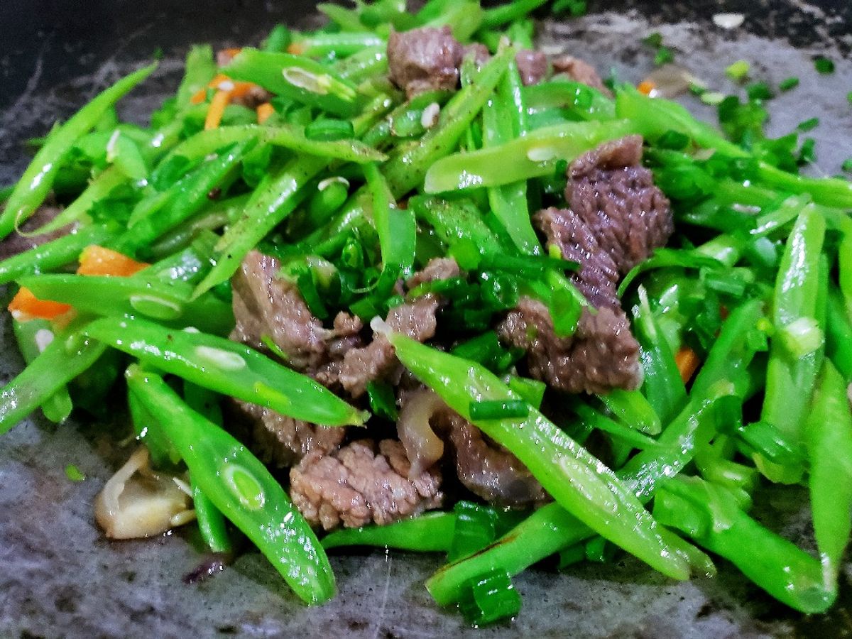Đậu cô ve xào thịt bò