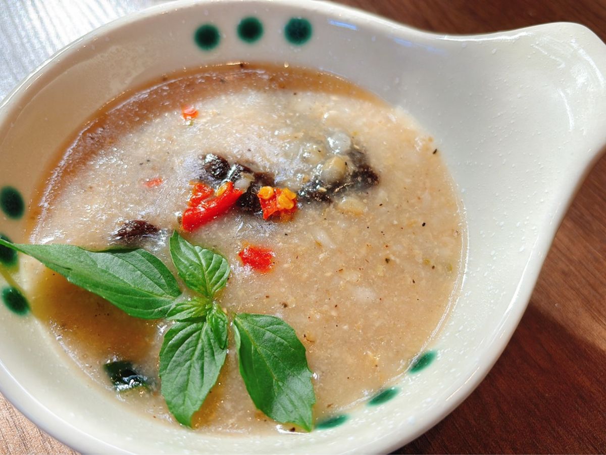 Cháo nấm tràm