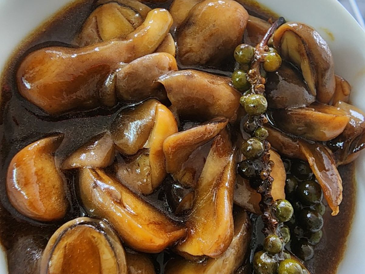 Nấm rơm kho nước tương