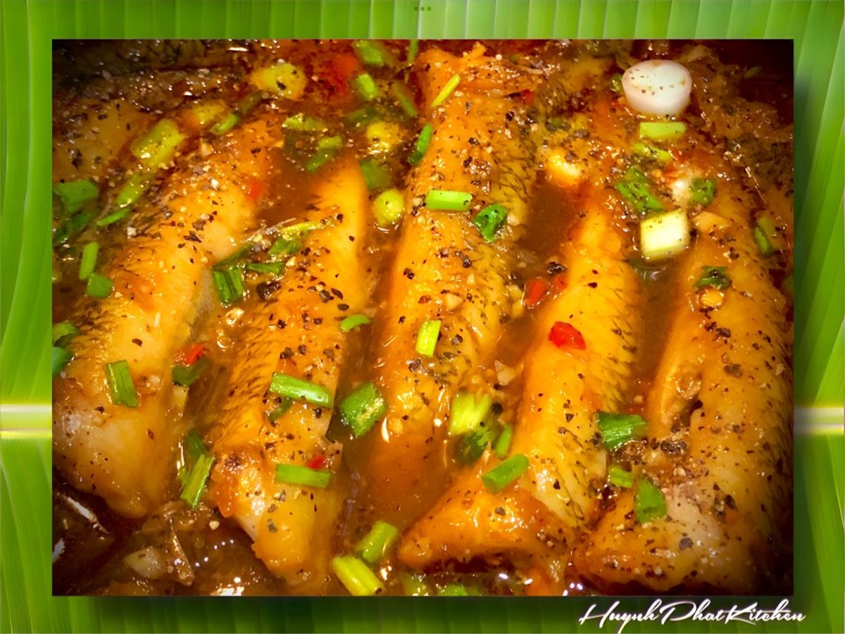 Cá Bống Cát Kho Tiêu