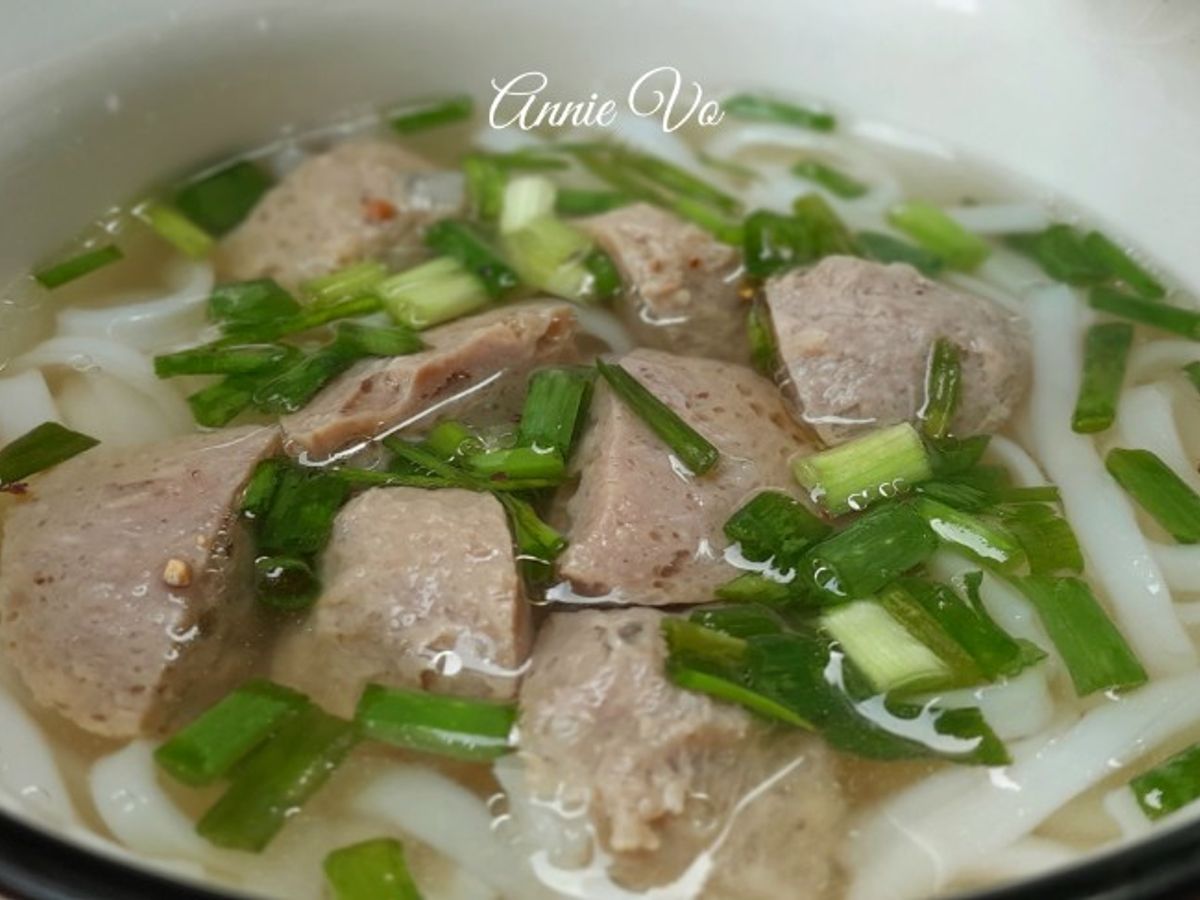 Phở bò viên gân
