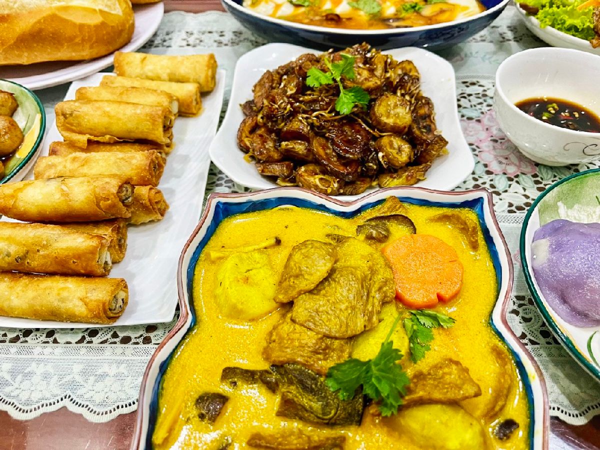 Cà ri bò lát chay