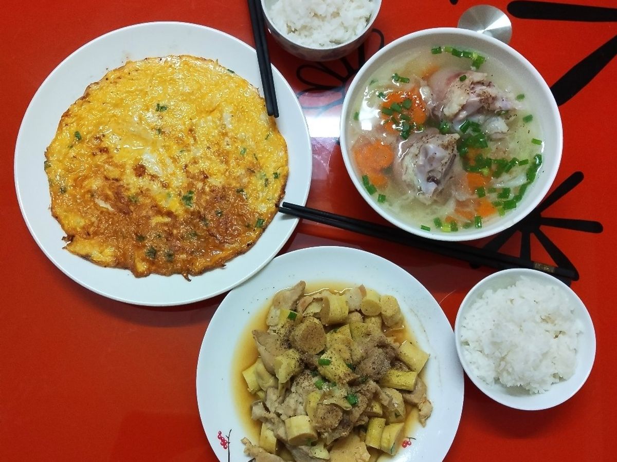 Cơm nhà 3 món nhanh gọn