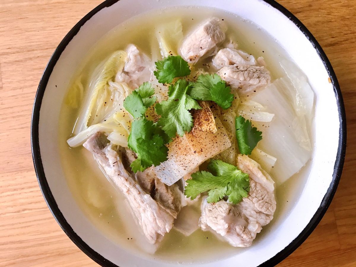 Canh Sườn Heo Cải Thảo