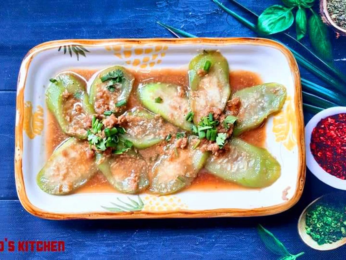 Mướp xào thịt xay