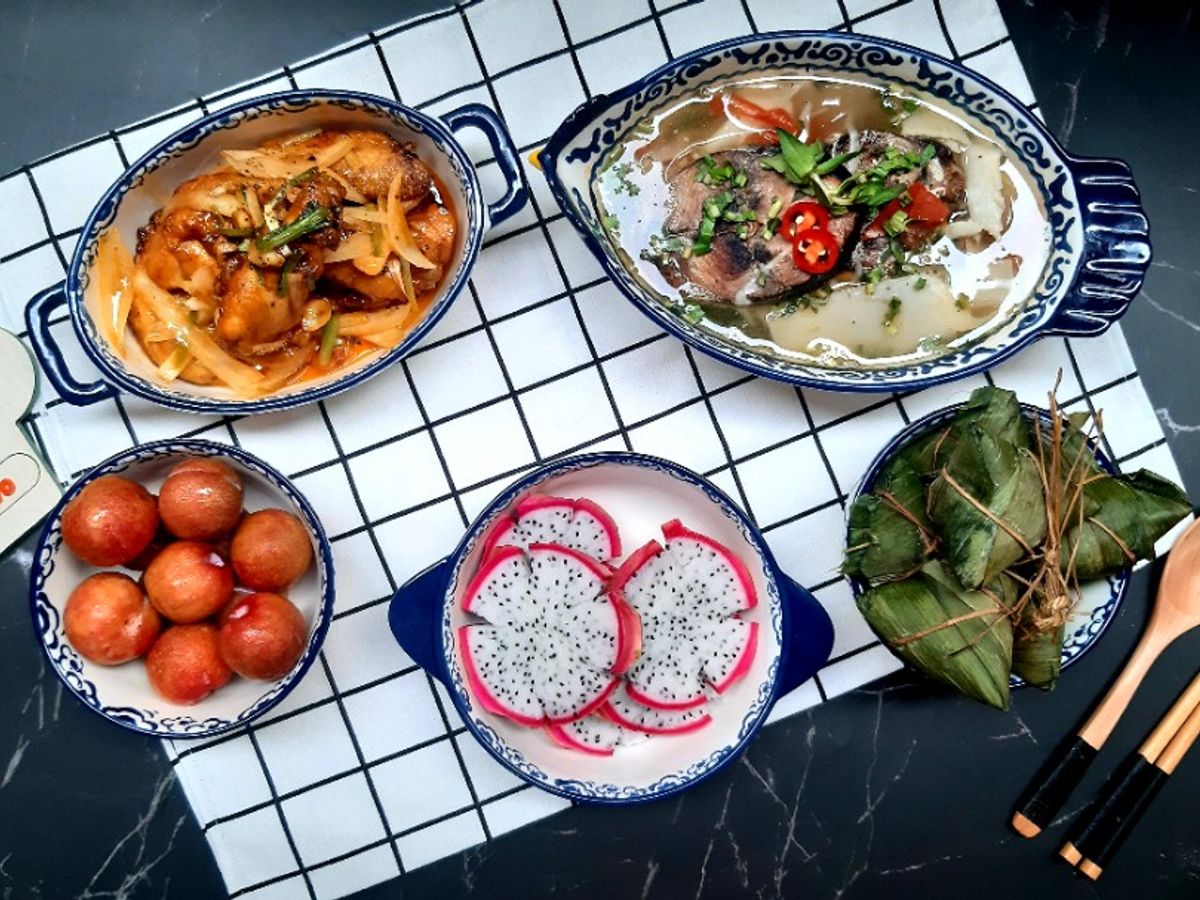 Bữa cơm đơn giản Tết Đoan ngọ