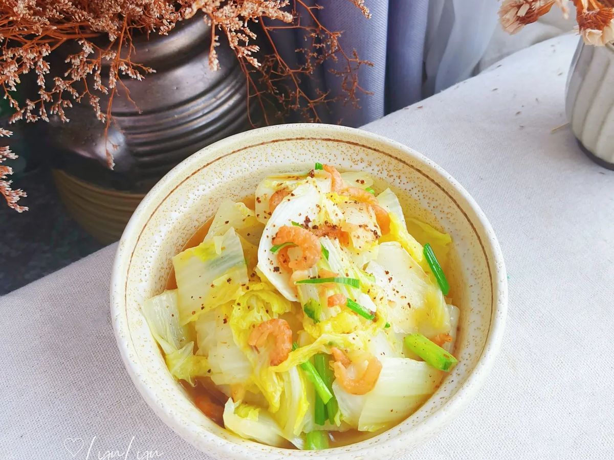 🔸️CẢI THẢO XÀO TÔM KHÔ