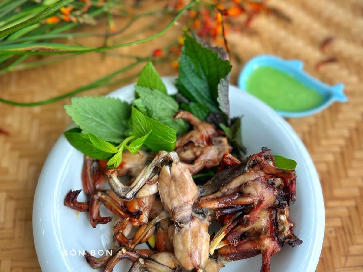 Ếch Nướng Chao