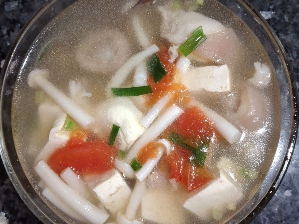 Canh nấm tươi cho người thích ăn nấm