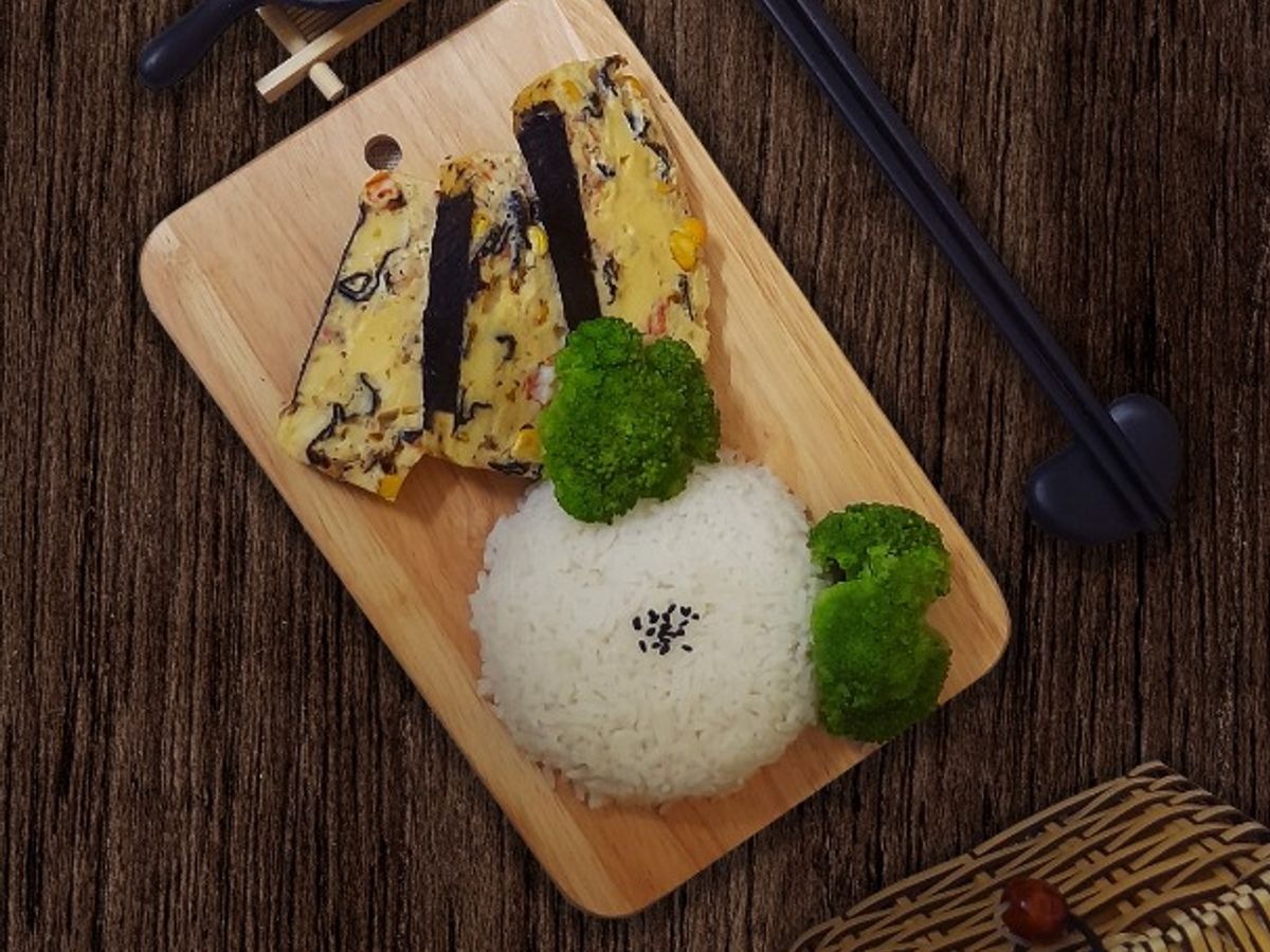Trứng hấp hải sản