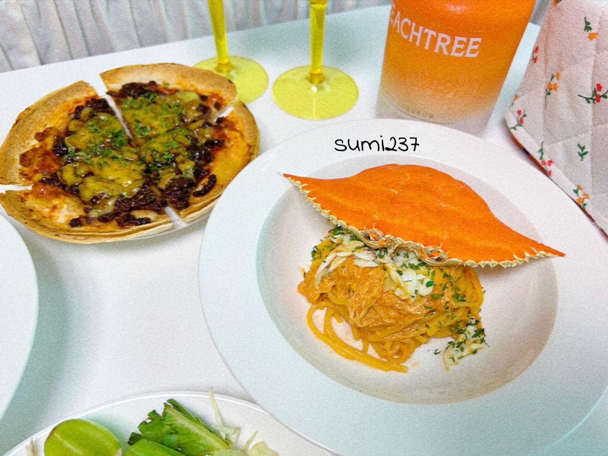 Mì ý sốt cua 🦀