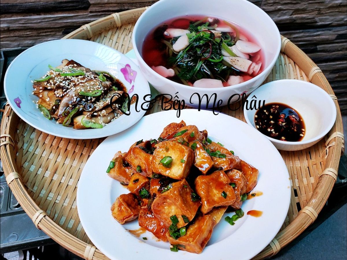 Cơm nhà đơn giản mà ngon 219 (mâm cơm chay)