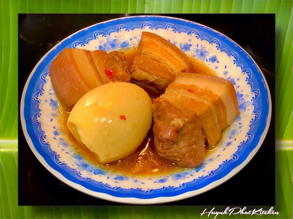 Thịt Kho Tàu (phiên bản không nước mắm, không nước dừa)