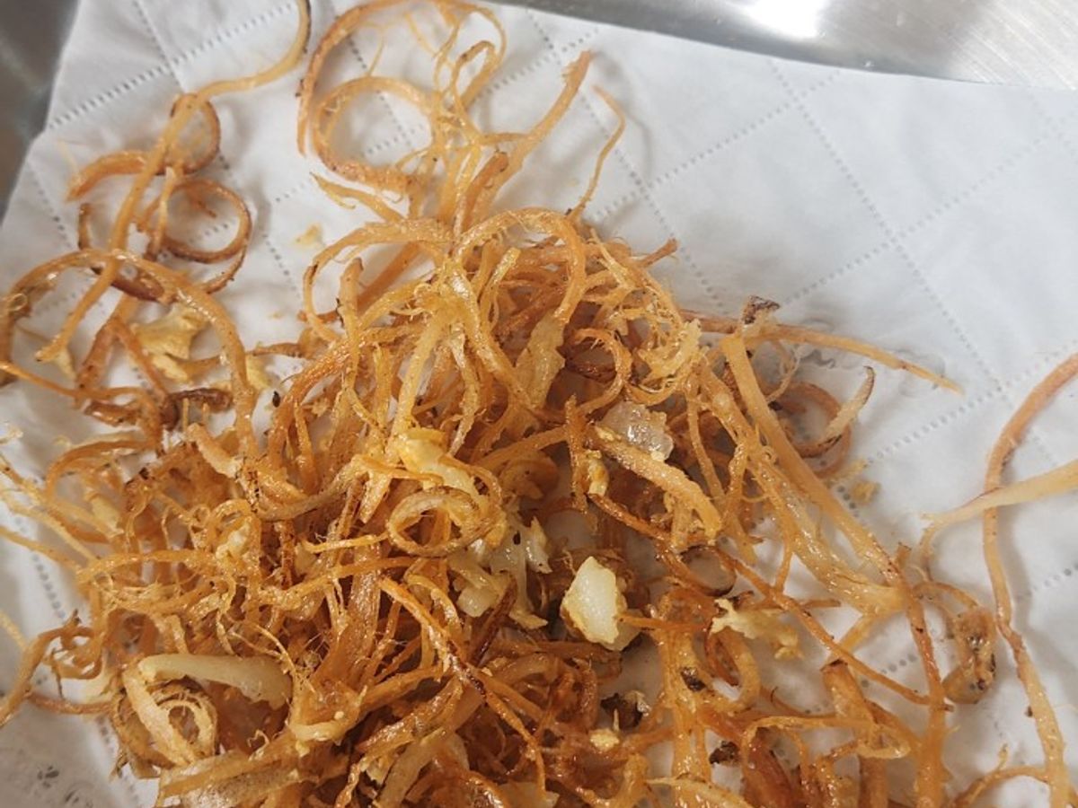 Mực khô rang tỏi
