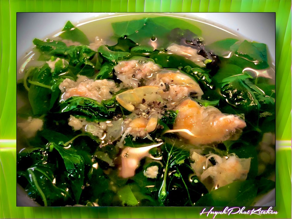 Canh Rau Tập Tàng Nấu Tôm