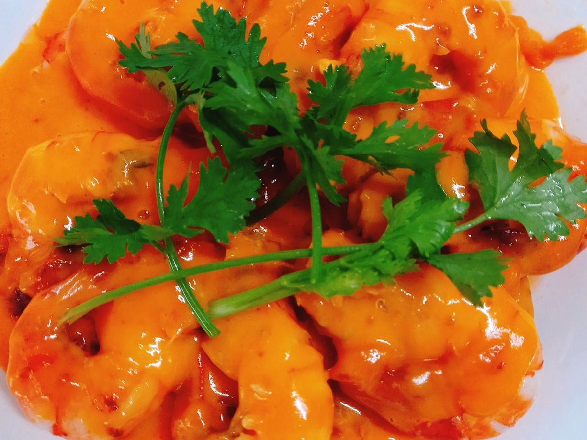 Tôm sauce phô mai trứng muối