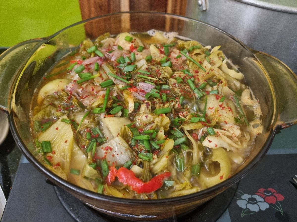 Cá (Biển/Sông) Kho Dưa Cải/Kho Măng