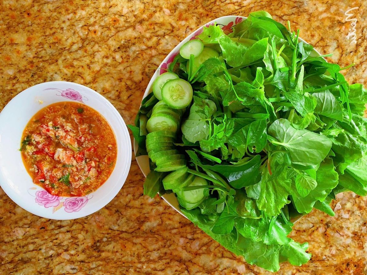 Nước chấm rau sống siêu ngon