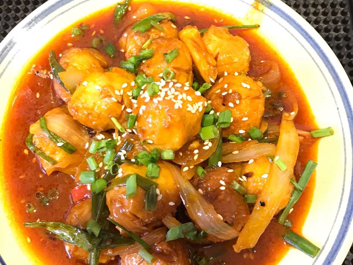 Heo viên xốt gochujang