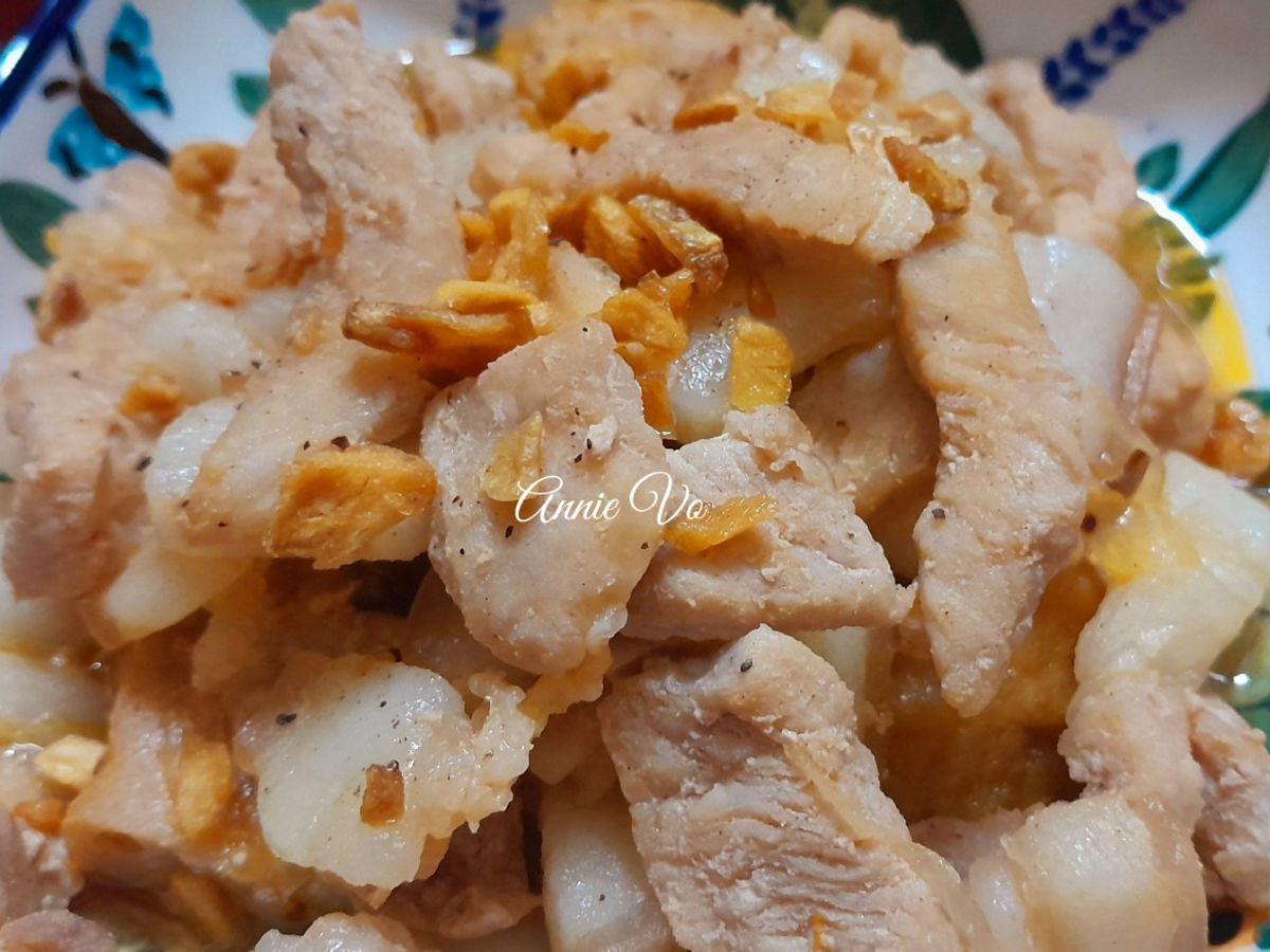 Thịt chả rang nước mắm