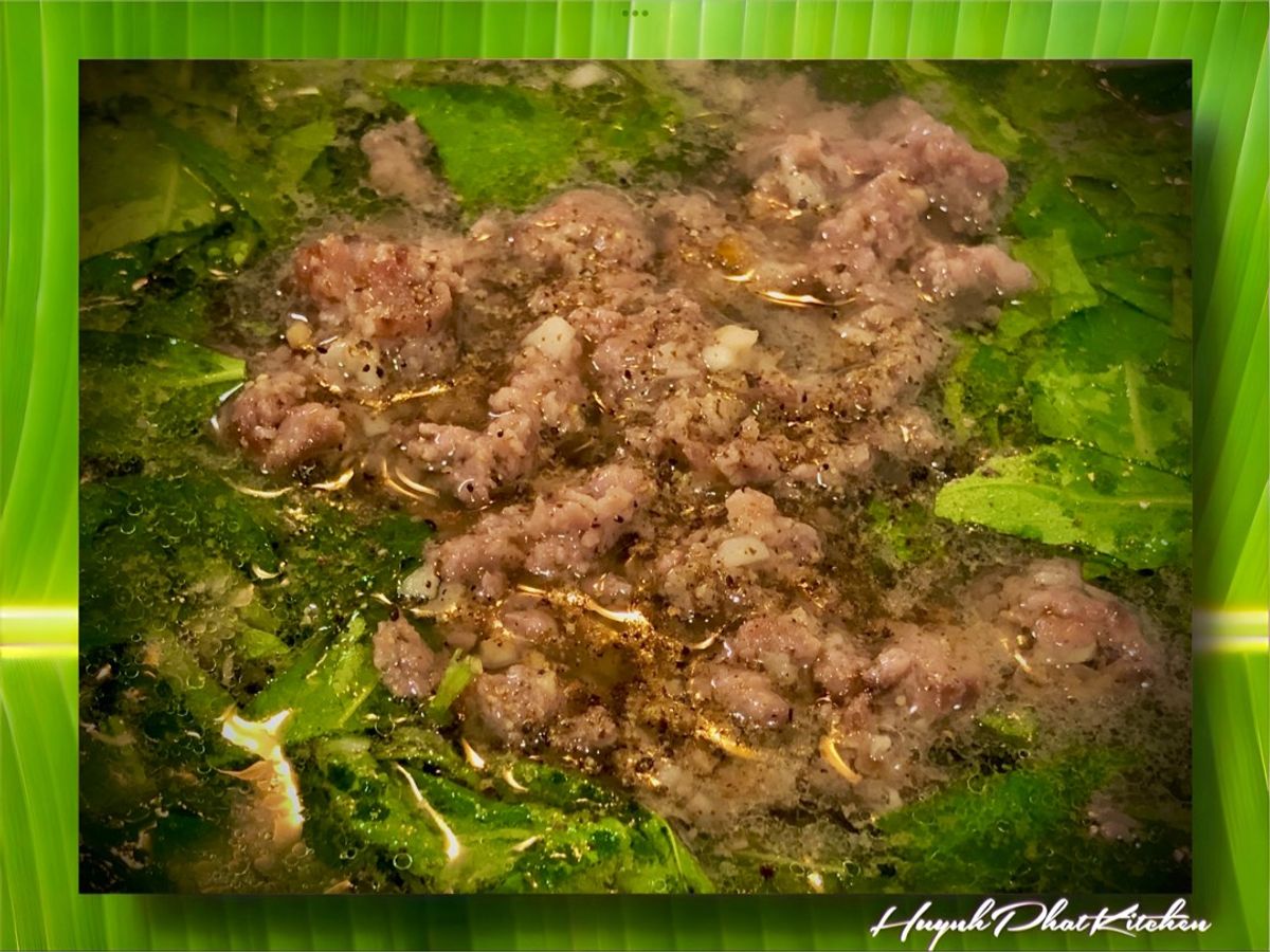 Canh Thịt Bò Rau Răm