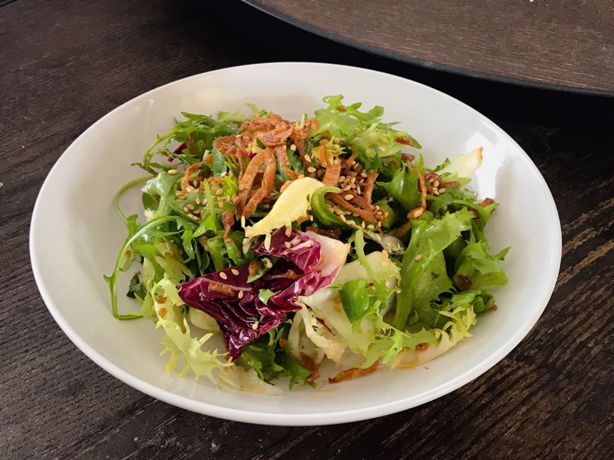 🌱 Salad Rau Xanh Sốt Quýt Rắc Hành Phi