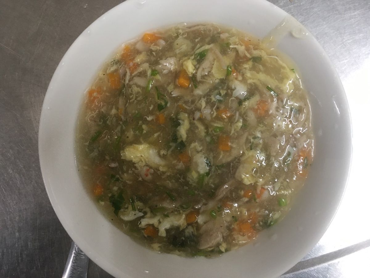 Súp Tôm và Gà