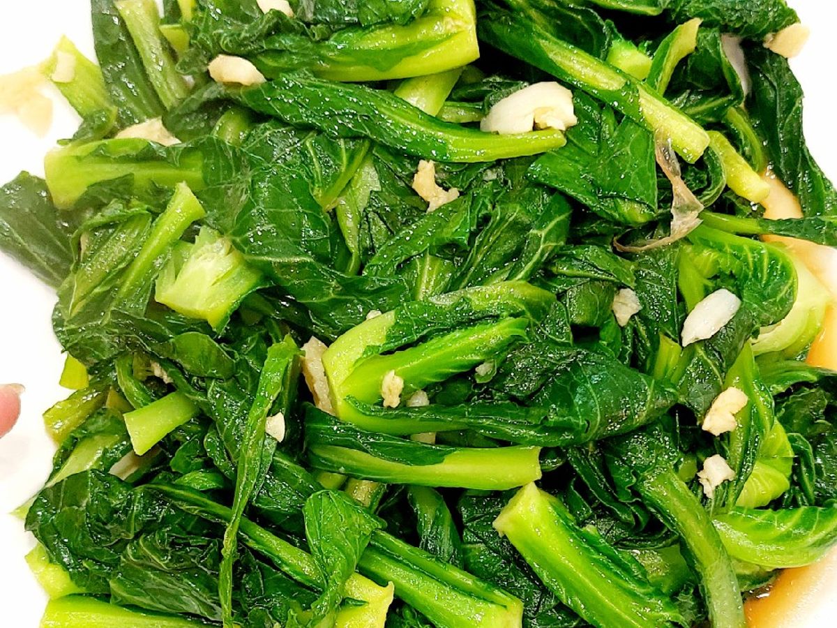 Rau mầm cải xào tỏi