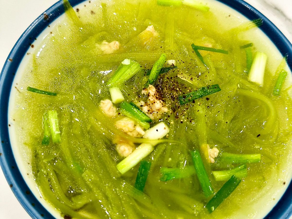 Canh Bí Xanh Nấu Tôm
