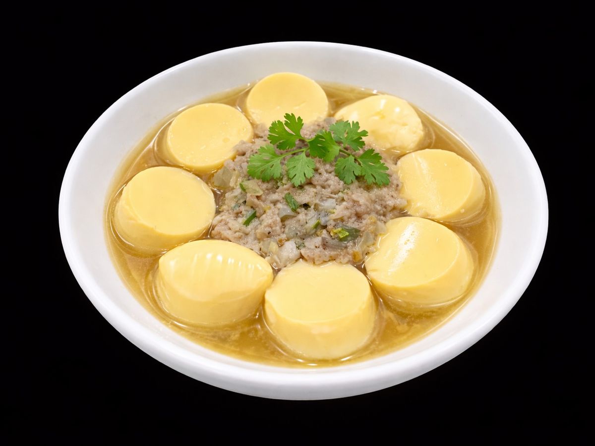 SP.0698 - Tàu Hũ Trứng Hấp Thịt