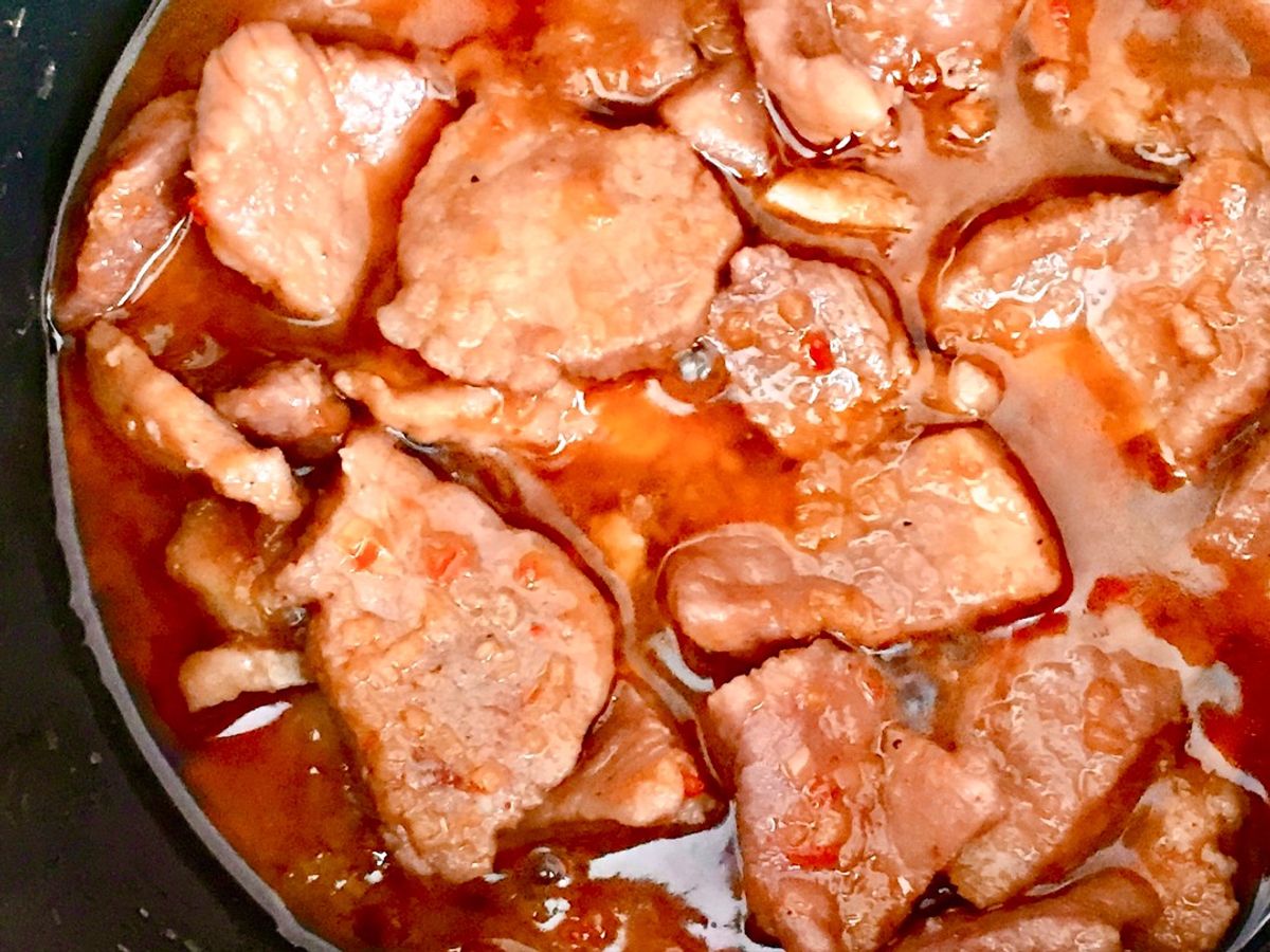 Thịt Kho Mắm Ruốc Sa Tế