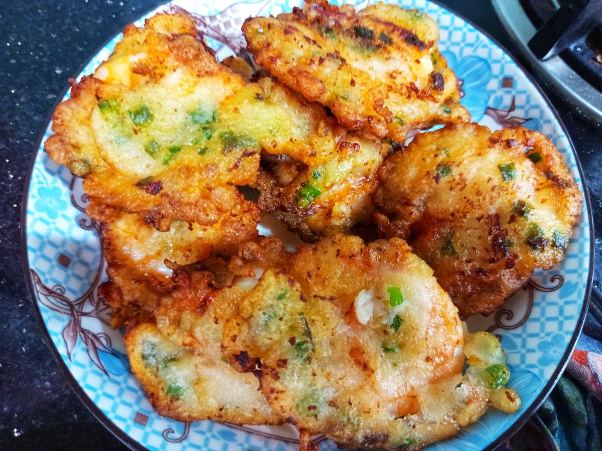 Tôm chiên bột