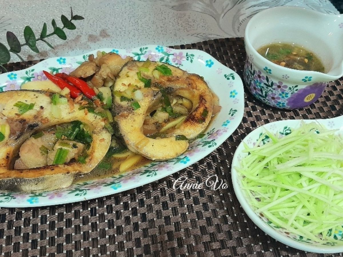 Cá bớp kho nước dừa