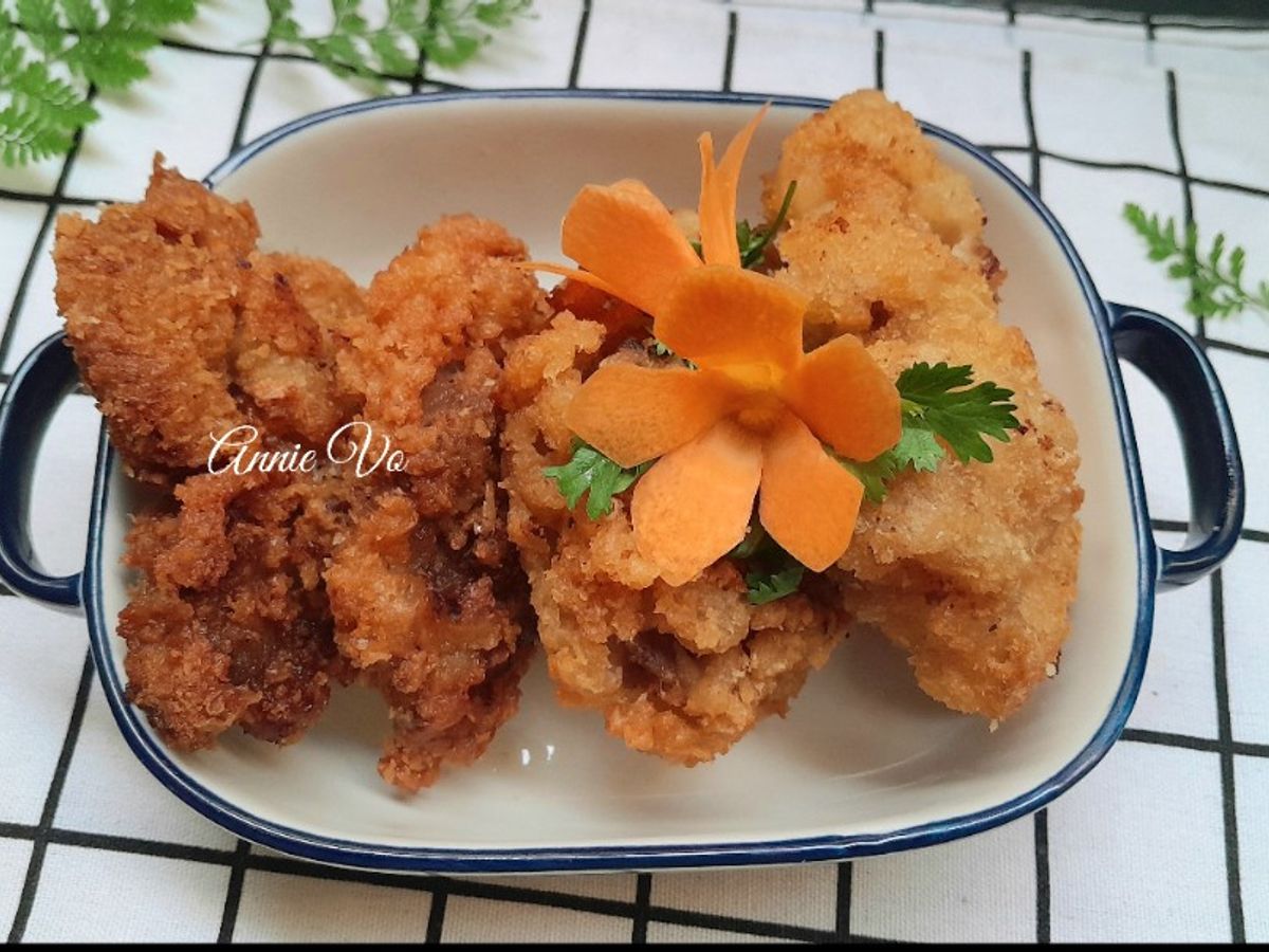 Thịt nạc dăm heo chiên xù kiểu Nhật