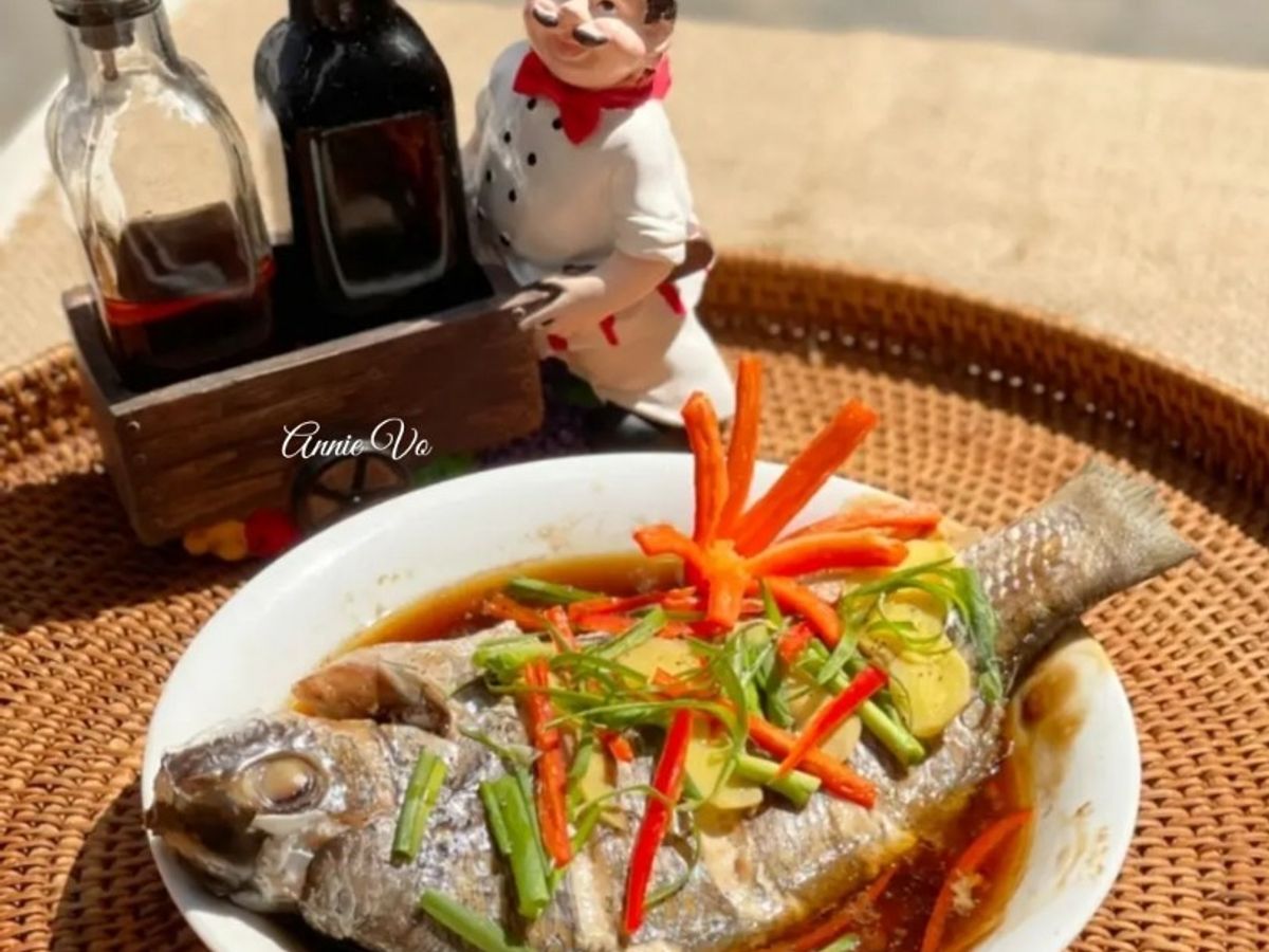 Cá diêu hồng hấp nước tương