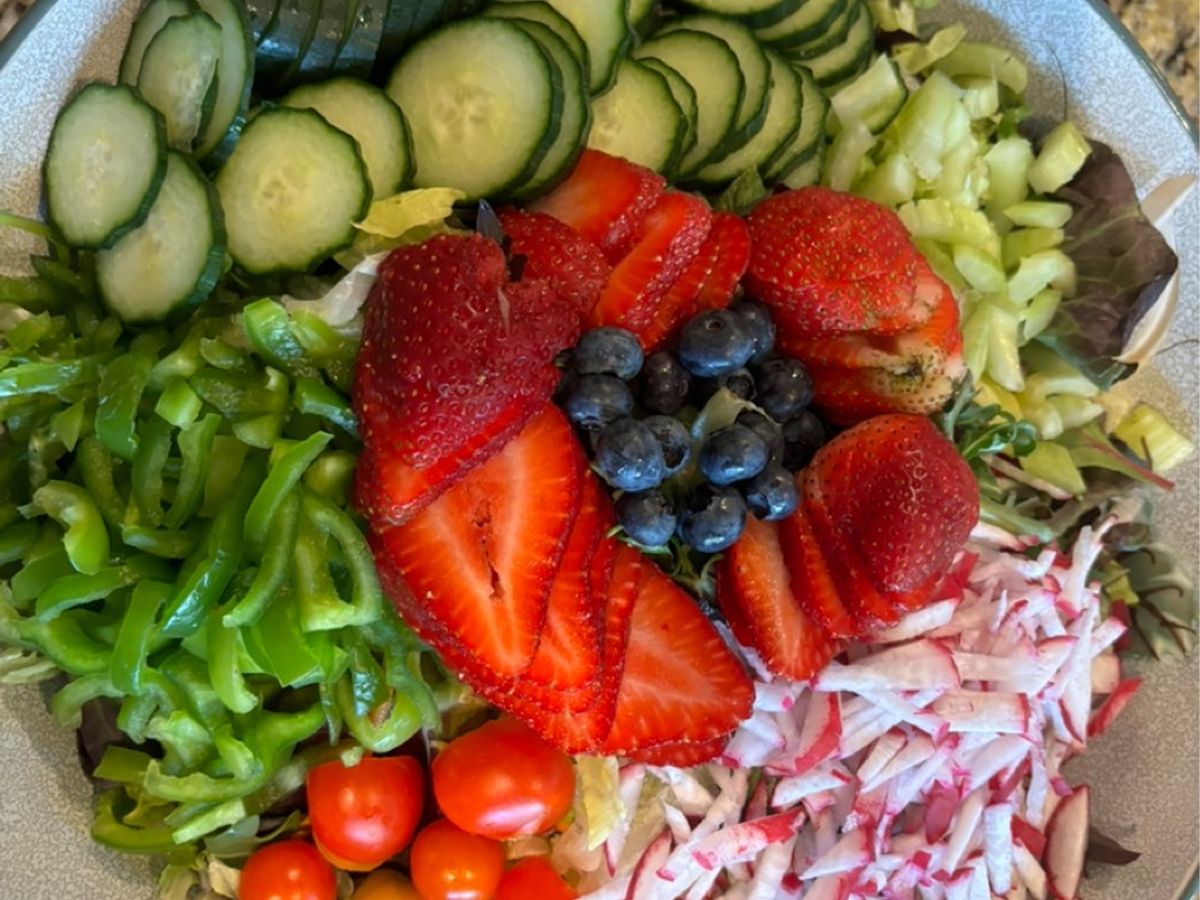 Salad mix rau củ