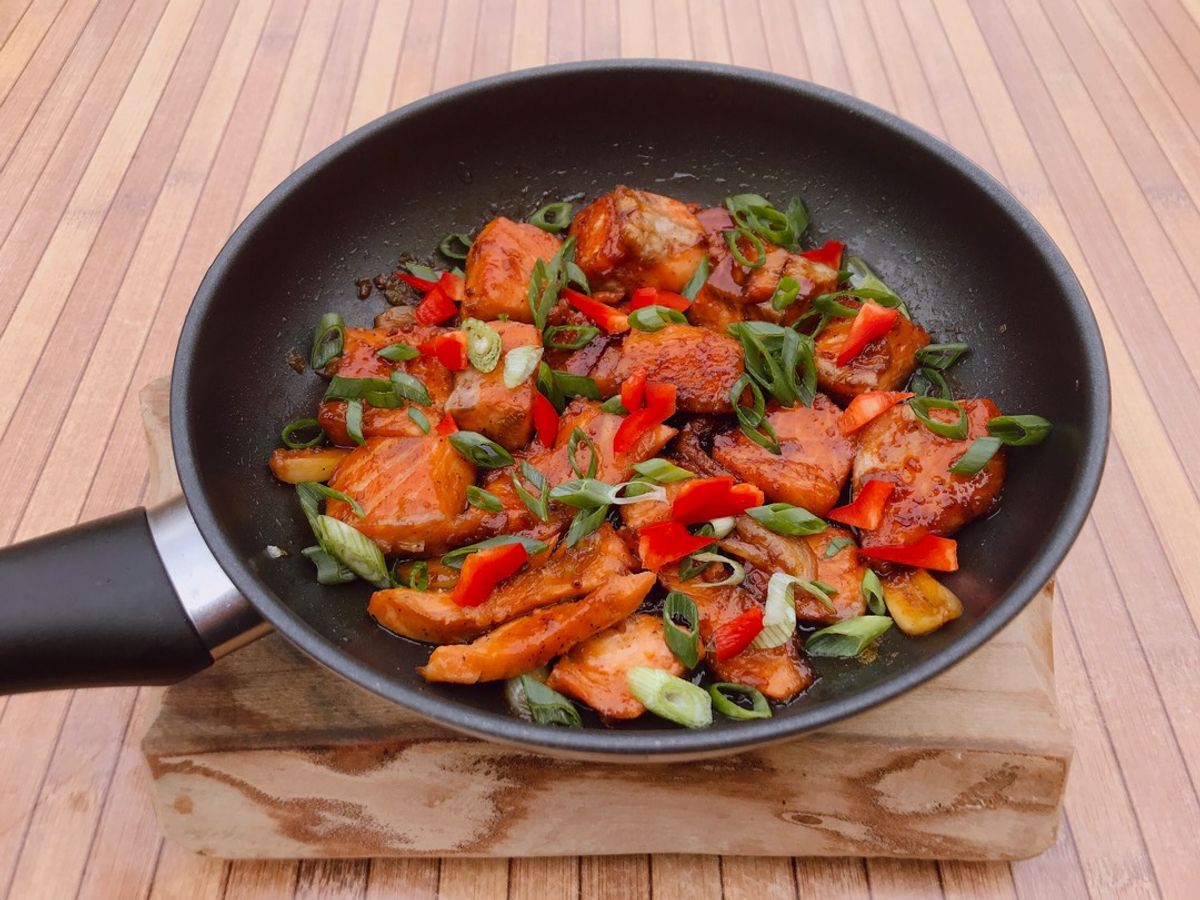 Cá Hồi Kho Tiêu
