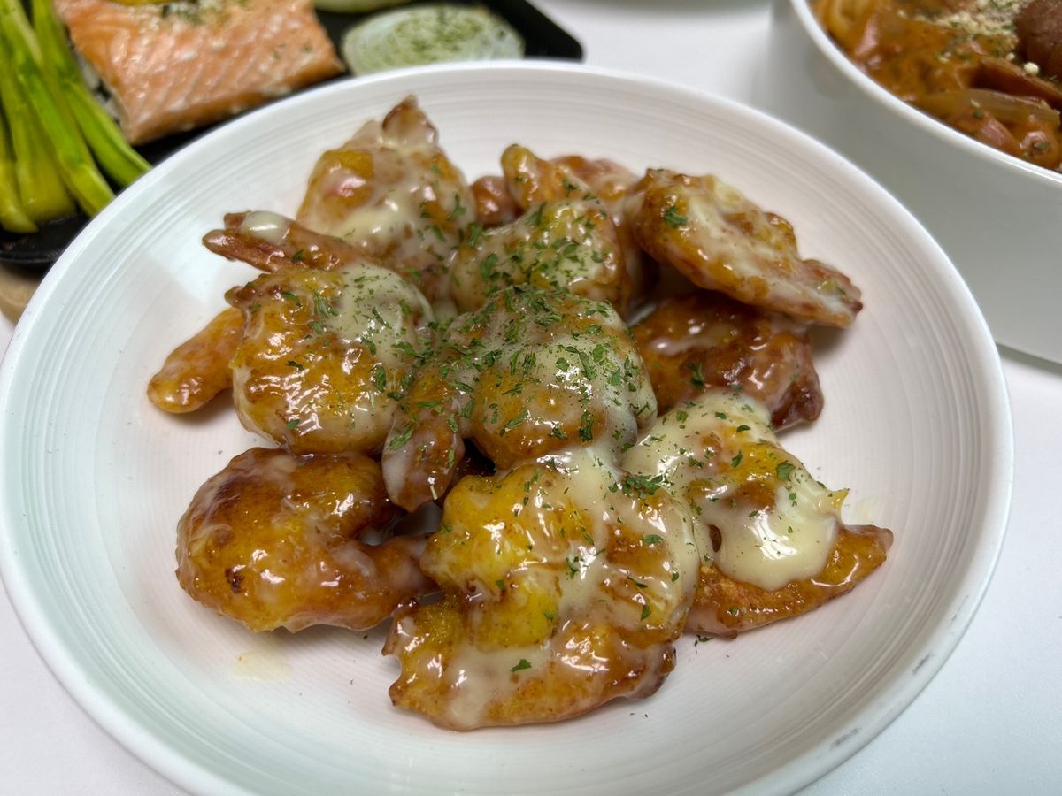 Tôm sốt kem 🍤